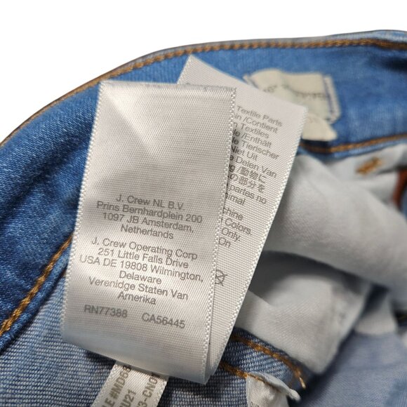 Madewell Womens Blue High-Rise Skinny Jeans Size 30 - Picture 10 of 11